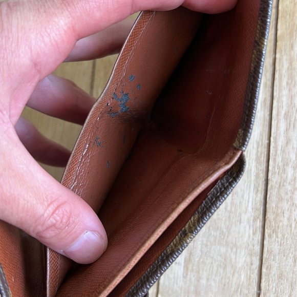 Louis Vuitton Authentic Monogram Vintage Tri-Fold Double Snap Wallet - Picture 9 of 12